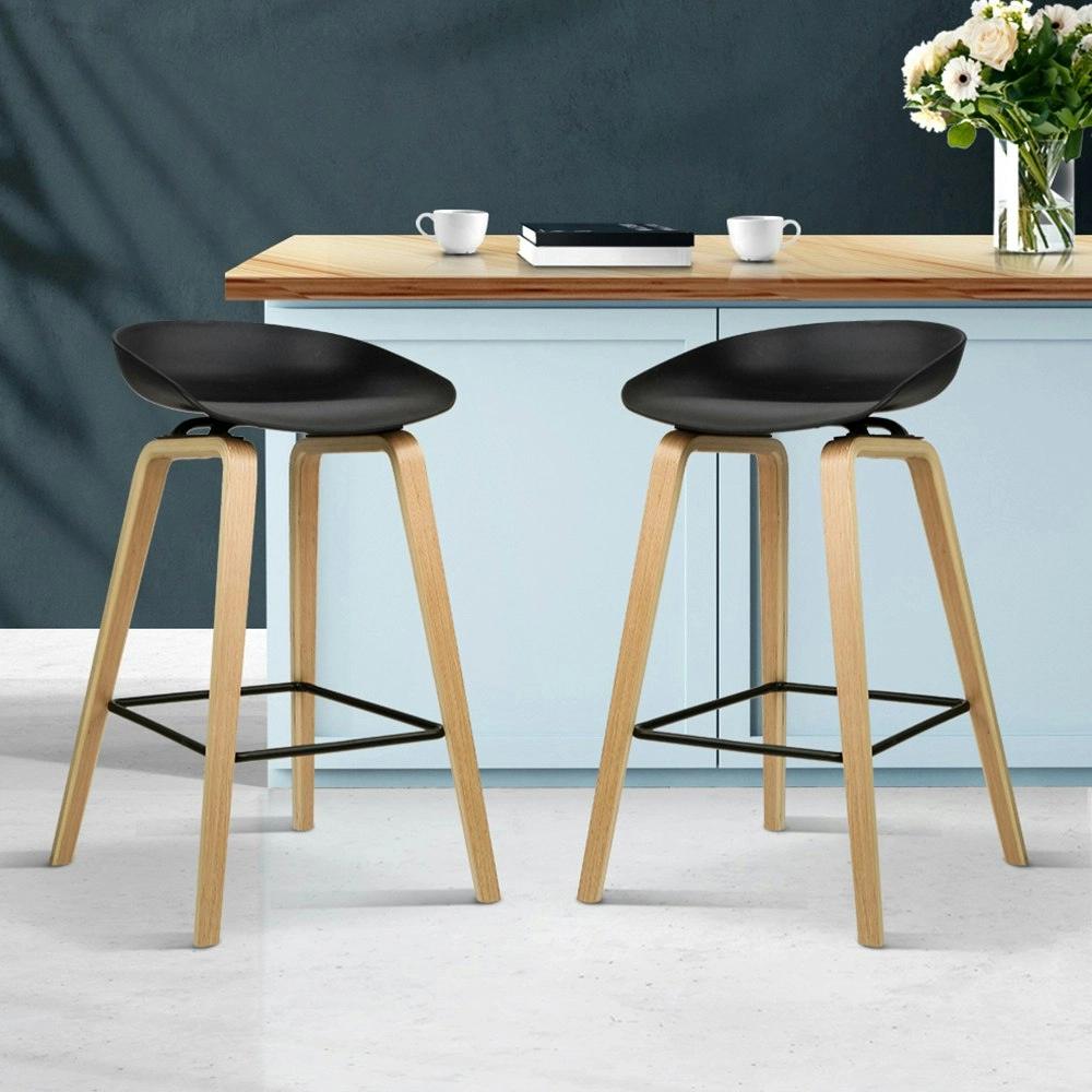 Artiss 2x Bar Stools Wooden