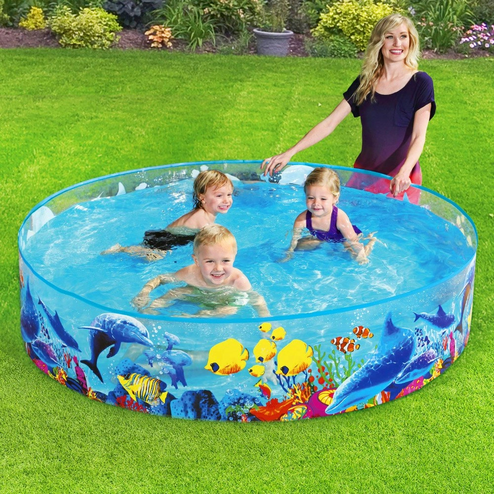 Bestway Kids Pool 183x38cm Round Above Ground Rigid Swimming Pools Undersea 946L