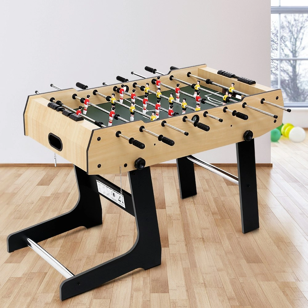 4FT Soccer Table Foosball Football Game Home Family Party Gift Playroom Foldable