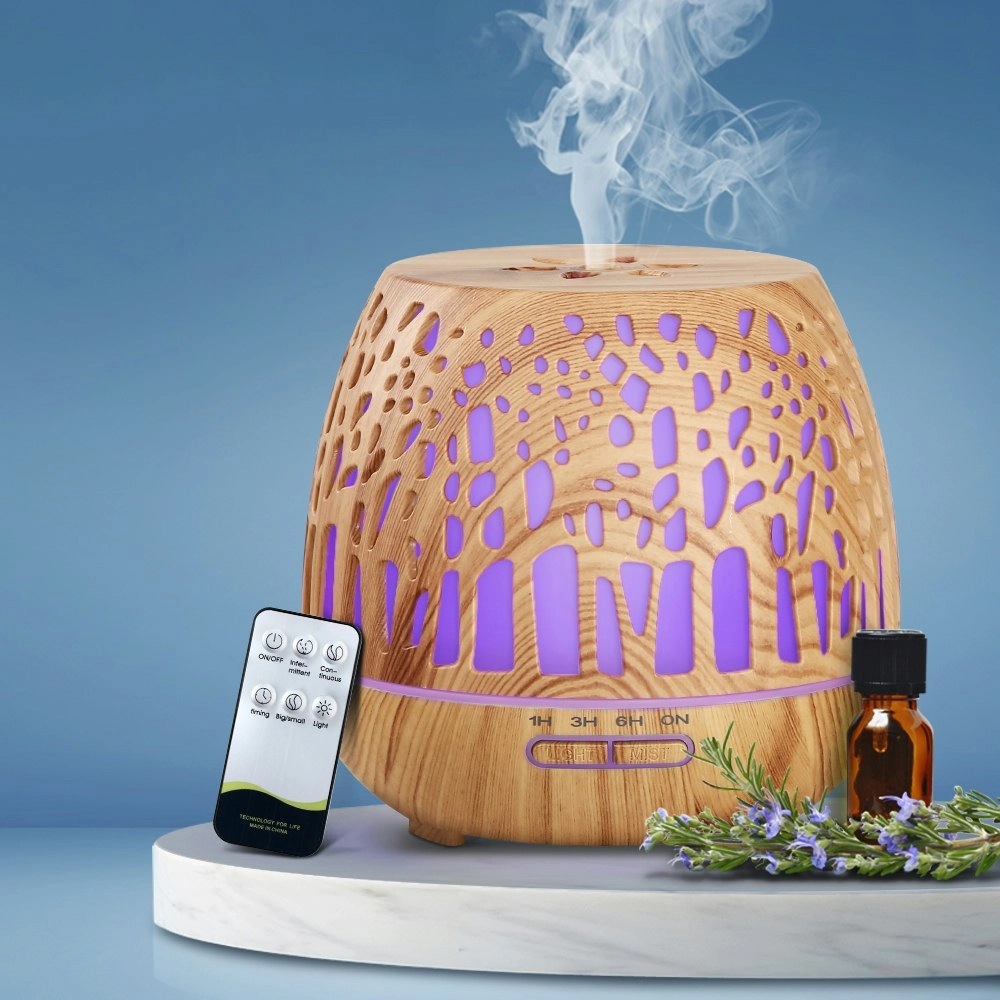 Devanti Aroma Diffuser Aromatherapy Wood Grain 400ml