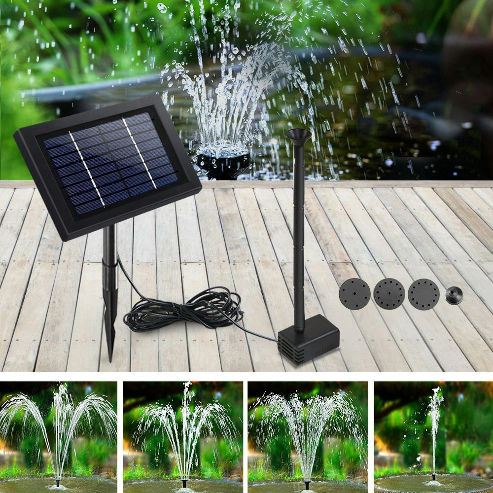 Gardeon Solar Pond Pump Submersible Water Fountain Kit 4FT