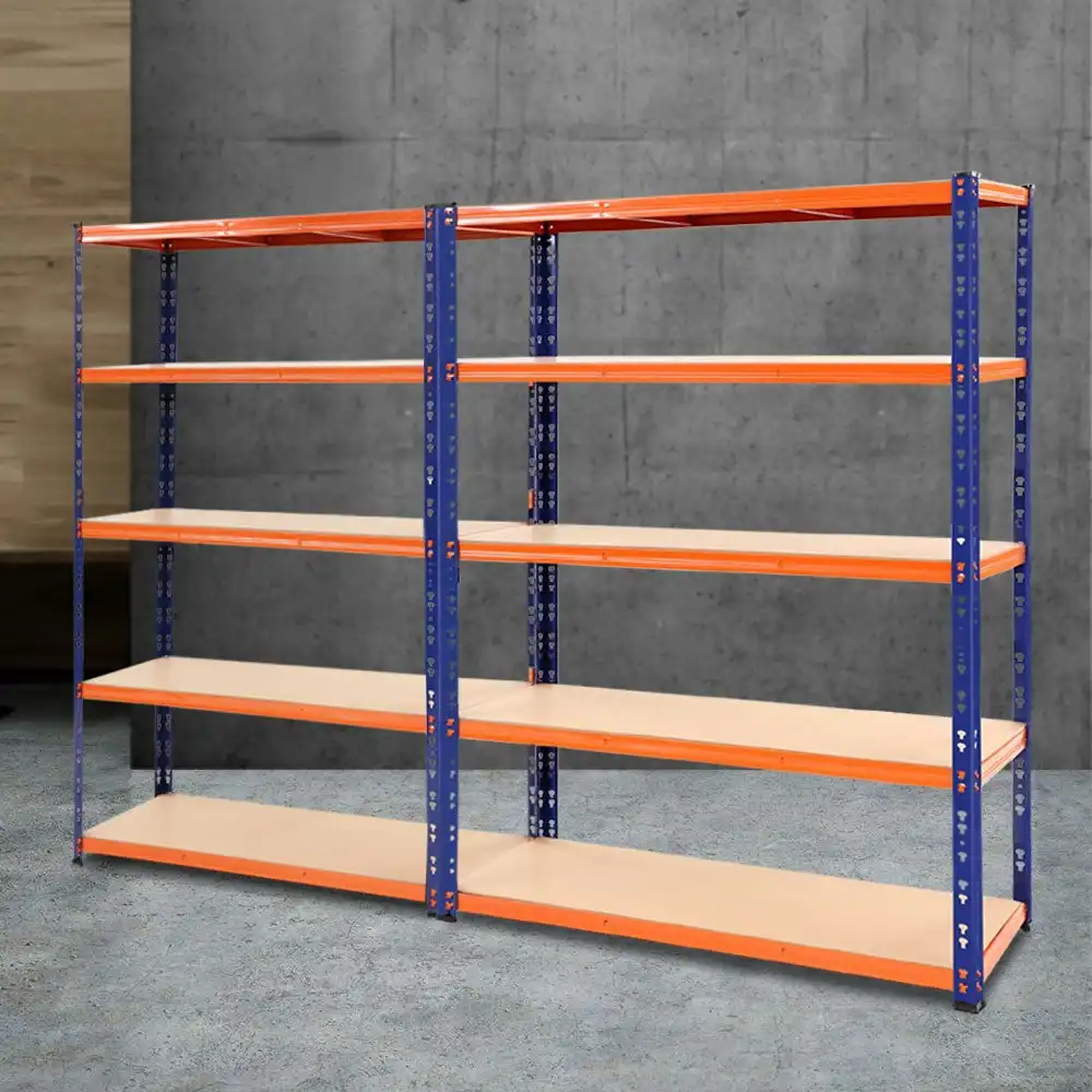 Giantz 2.4Mx1.8M Garage Shelving Warehouse Rack Pallet Racking Storage Blue