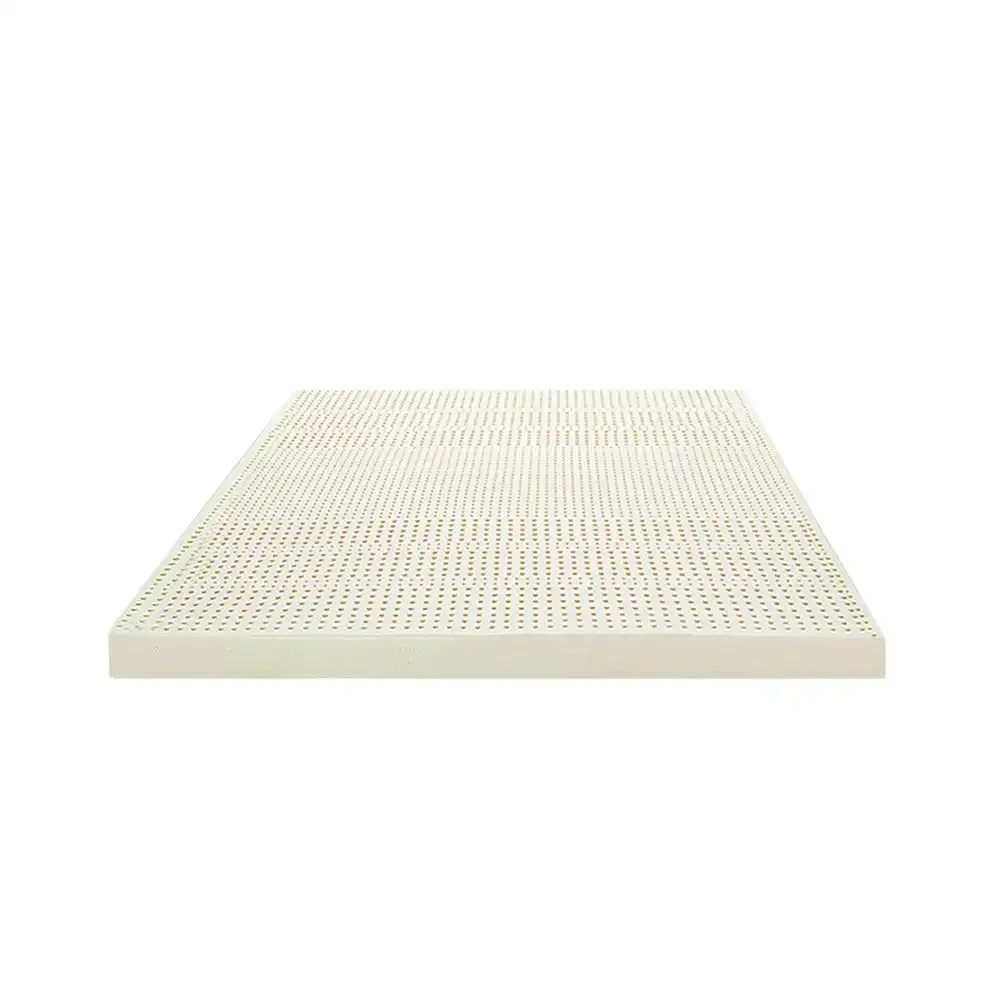 Mona Bedding Pure Natural Latex Mattress Topper 7.5cm Single 7 Zone Underlay Protector S Bed Pad