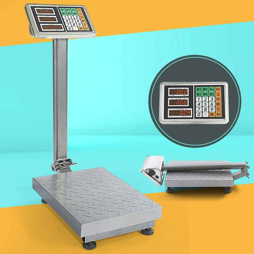 Krear 150KG Digital Platform Scale Commercial Electronic Computing Shop Postal Weight Floor Scales