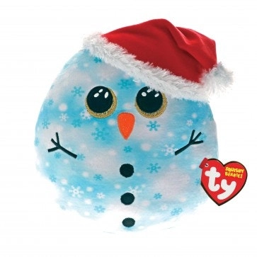 Squish A Boo 10" Fleck the Blue Snowman