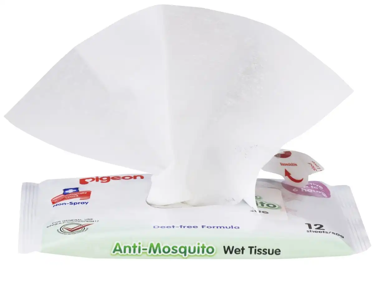 PIGEON Anti Mosquito Wipes 12s