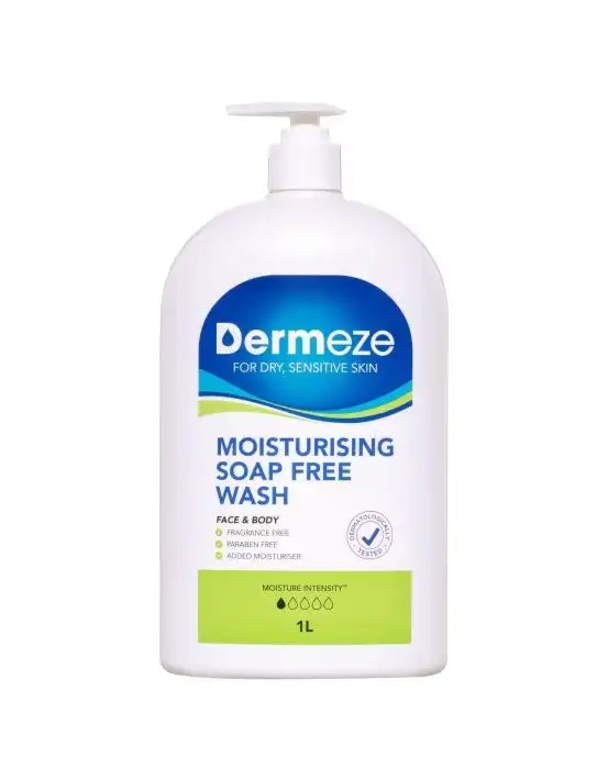 Dermeze Moisturising Soap Free Wash 1L