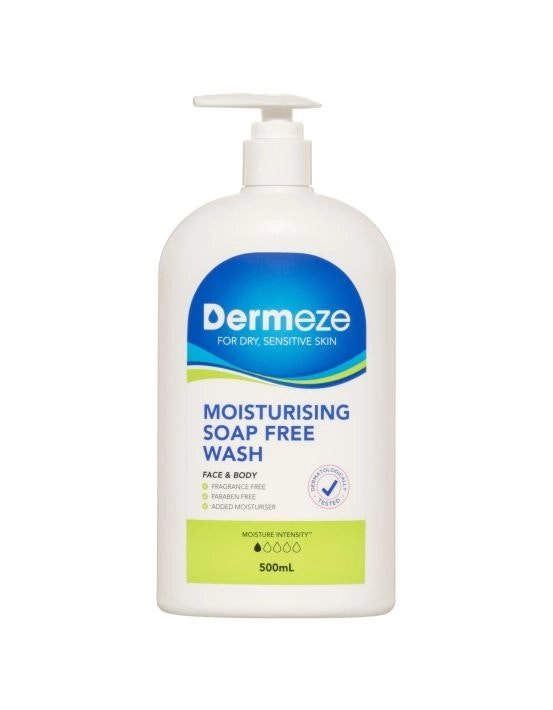 Dermeze Moisturising Soap Free Wash 500mL