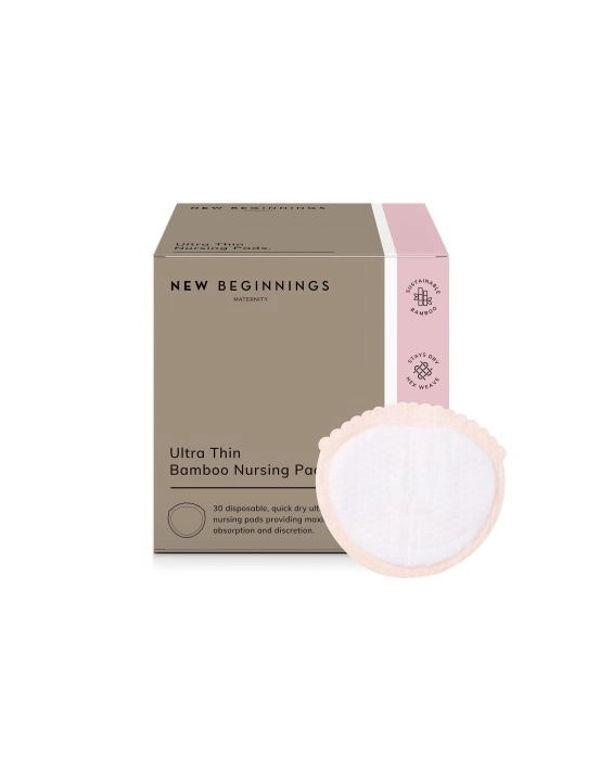 New Beginnings Ultra Thin Bamboo Nursing Pads 30 Pack