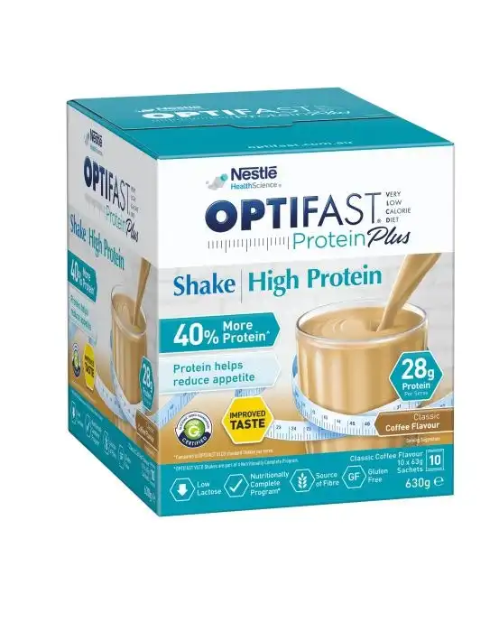 OPTIFAST Protein Plus Shake Coffee 63g x 10 Sachets