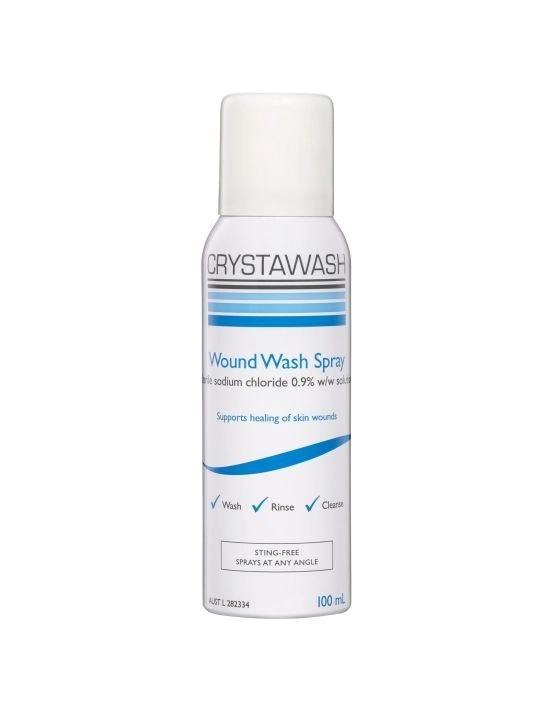 Crystawash Wound Wash Spray 100ml