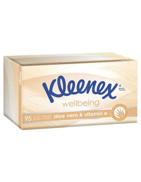 Kleenex Aloe Vera & Vitamin E Facial Tissues 95 Pack