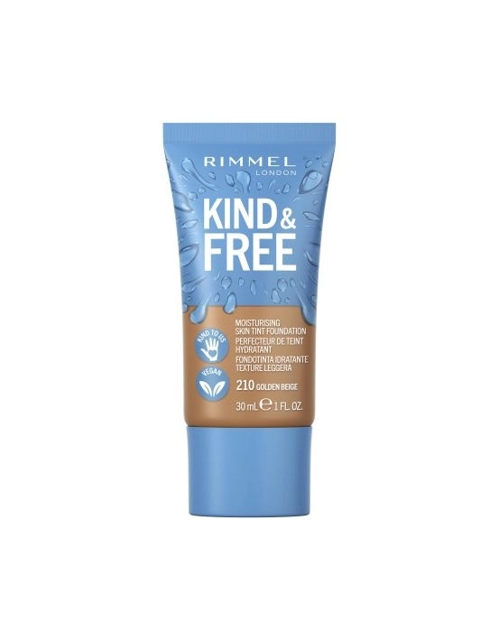 Rimmel Kind & Free Skin Tint Moisturising Foundation 30ml #210 Golden Beige