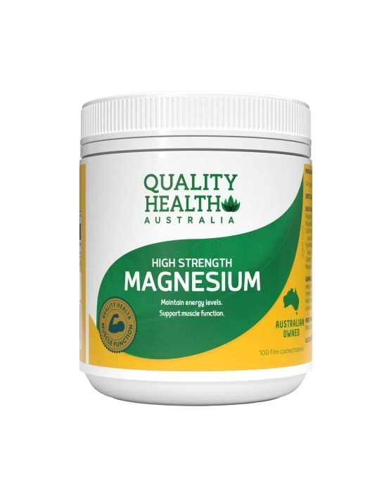 Quality Health High Strength Magnesium 100 Tablets