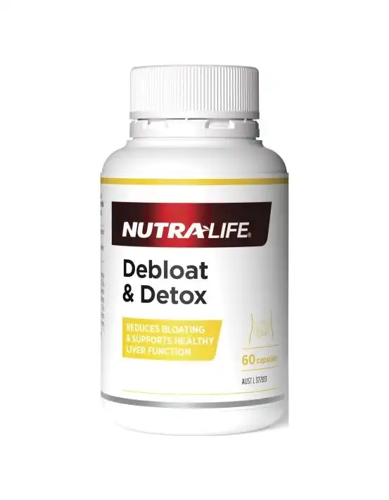 Nutra-Life Debloat & Detox 60 Capsules