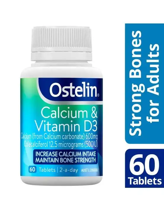 Ostelin Calcium & Vitamin D3 60 Tablets