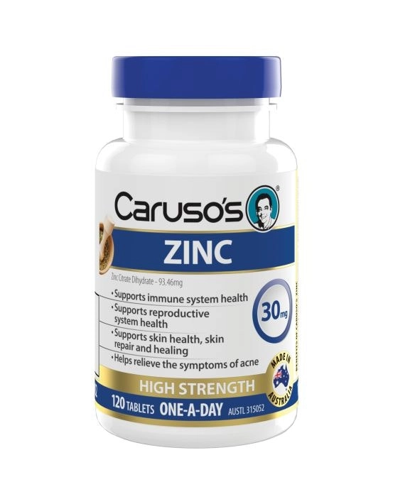 Caruso's Natural Health Zinc 120 Tablets