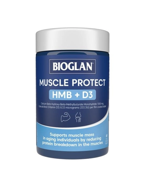 Bioglan Muscle Protect HMB + D3 60 Tablets