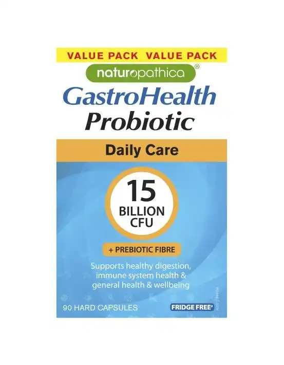 Naturopathica GastroHealth Probiotic Daily Care 90 Capsules