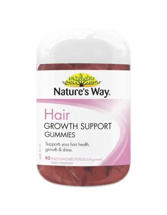Nature's Way Hair Growth Support Gummies 40 Pack