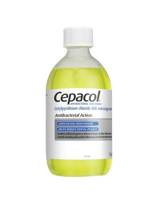 Cepacol Antibacterial Original Mouthwash 500ml