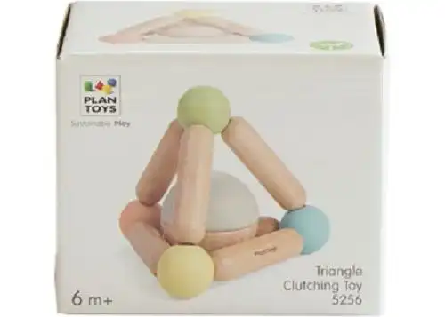Plan Toys – Triangle Clutching Toy Pastels