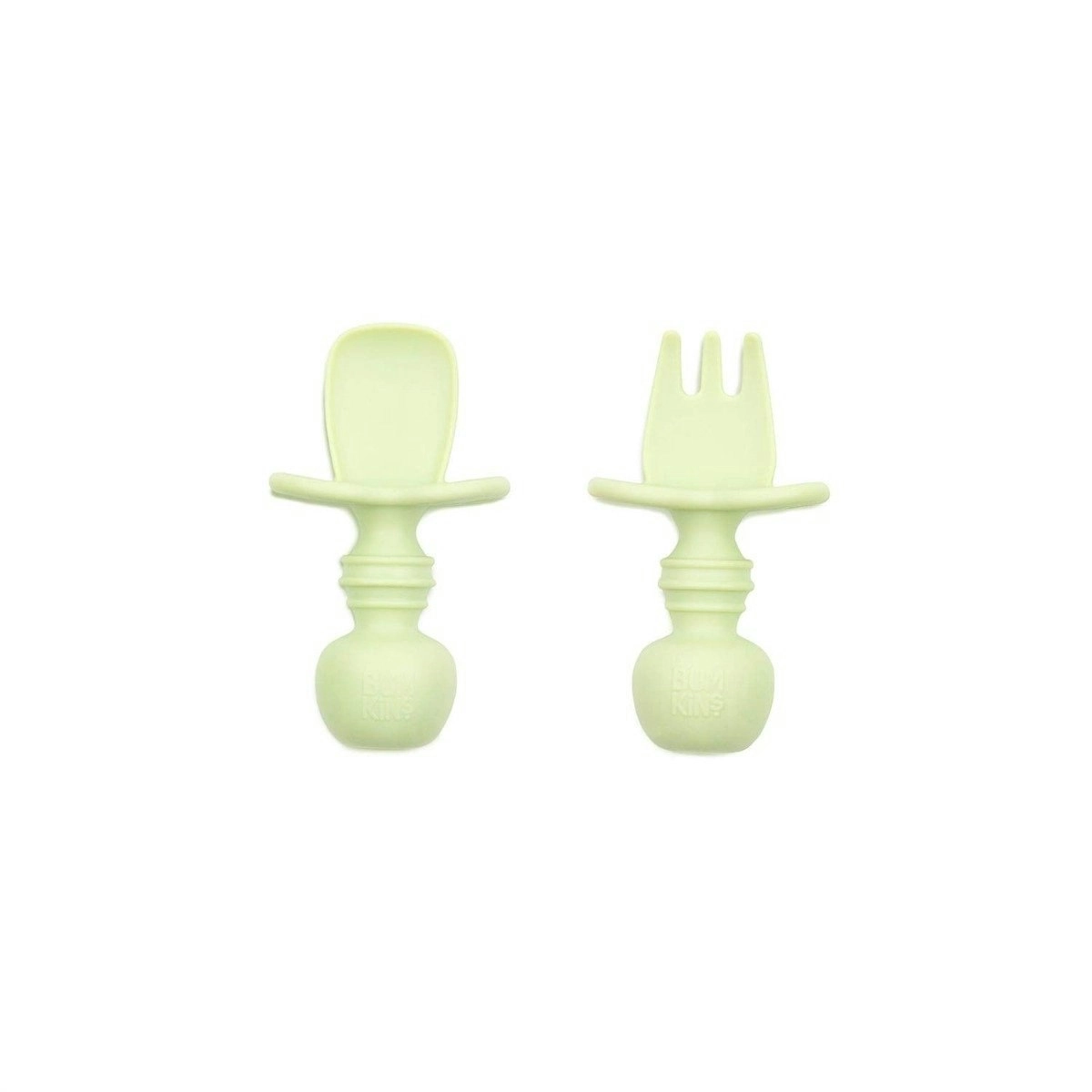 Bumkins Silicone Chewtensils - Sage