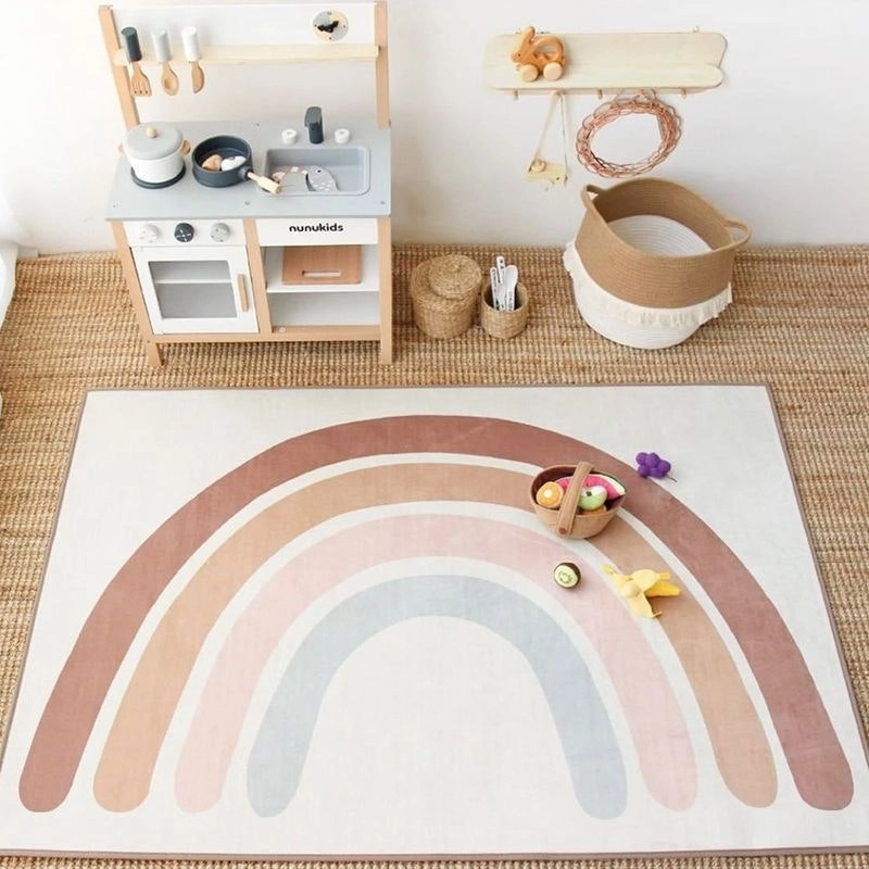 All 4 Kids Pastel Rainbow Rug