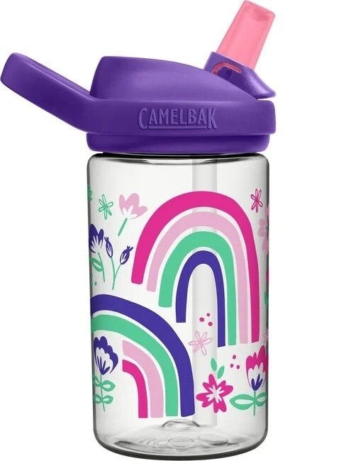 Camelbak Eddy Kids Drinking Bottle 0.4L - Rainbow Floral