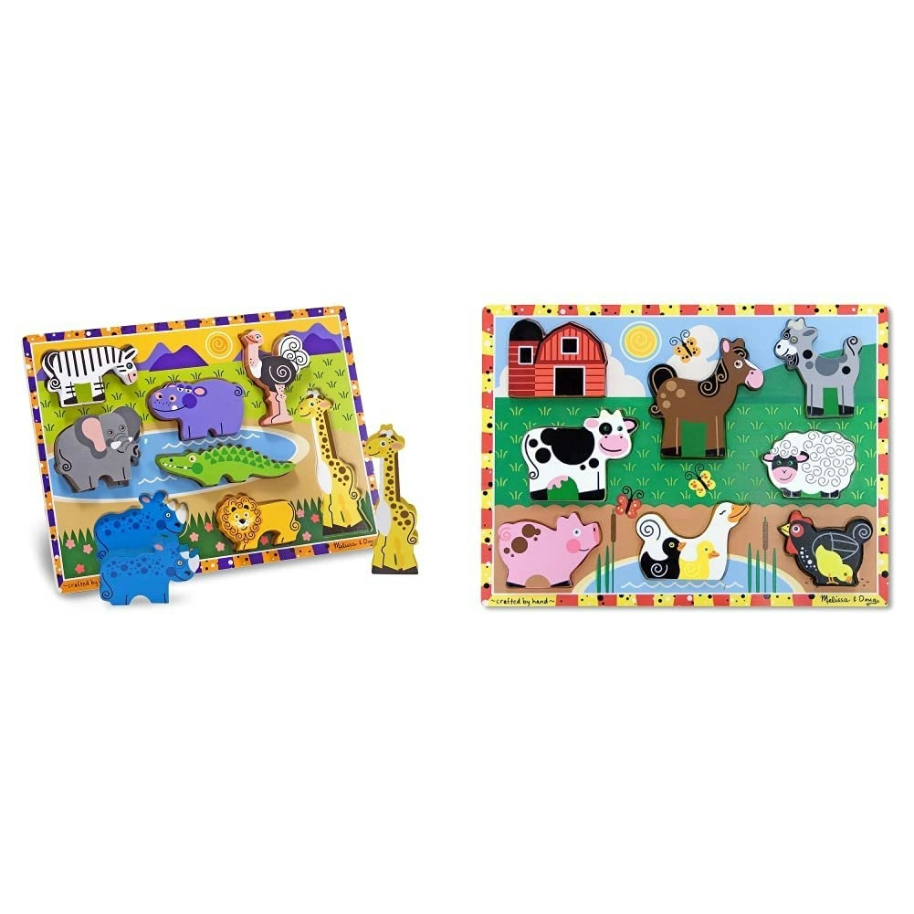 Melissa & Doug Safari Chunky Puzzle