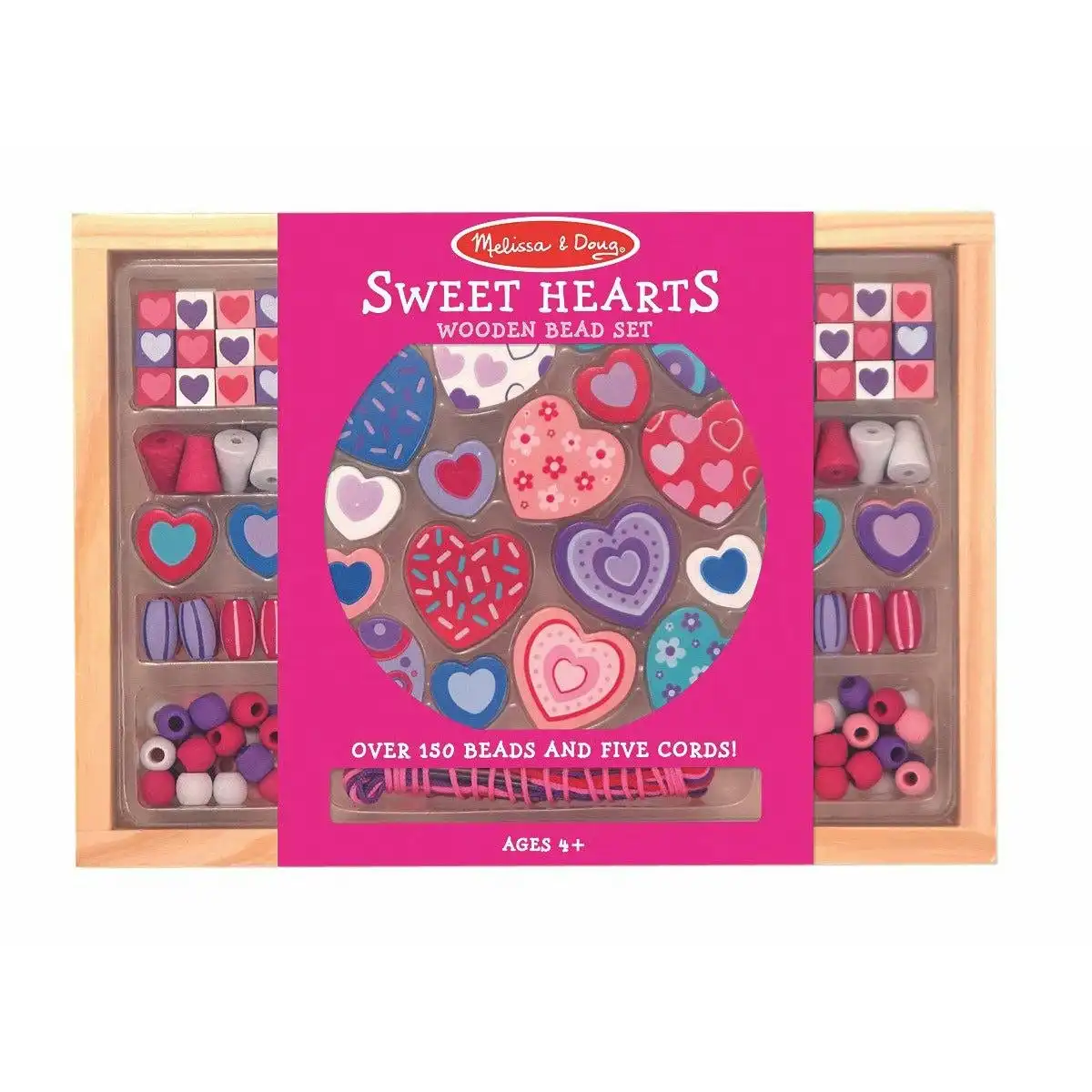 Melissa & Doug Sweet Hearts Bead Set