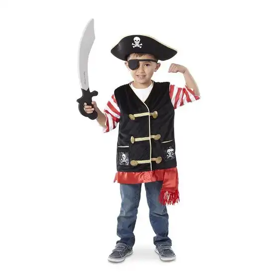 Melissa & Doug Pirate Role Play Costume Set