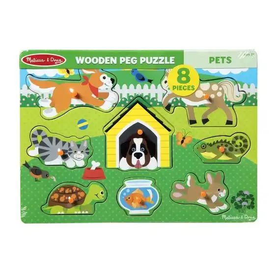 Melissa & Doug Pets Peg Puzzle