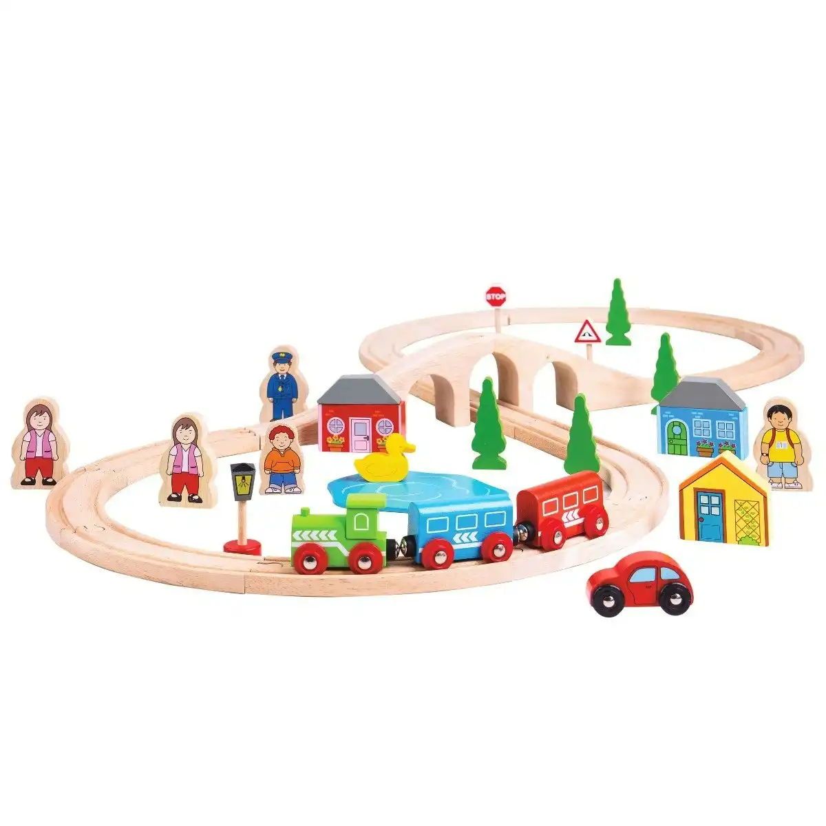 Bigjigs Rail Figure of Eight Train Set