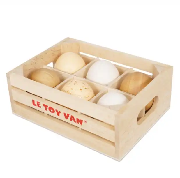 Le Toy Van Honeybake Farm Eggs in Crate