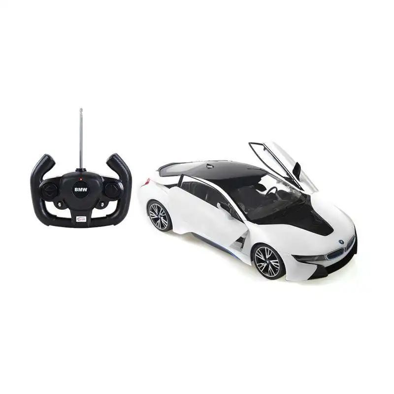 Rastar Licensed 1:14 Radio Control Car with USB Charger - BMW I8