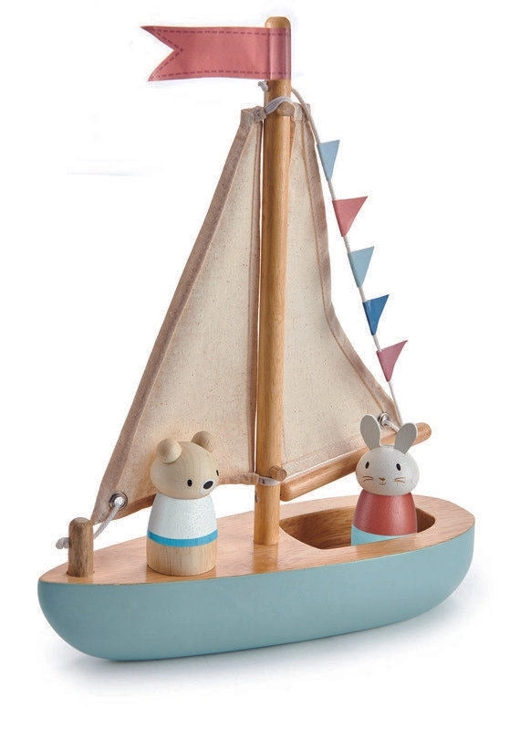 Tender Leaf Toys Sailaway Boat