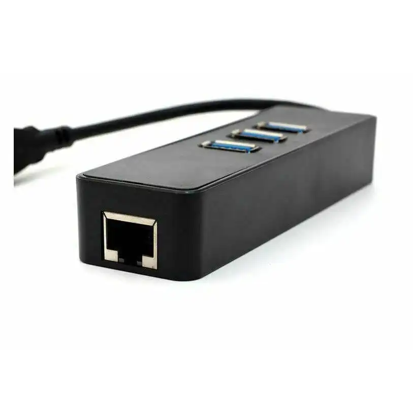 USB 3.0 Hub Adapter with Gigabit 1000/M RJ45 USB LAN Mac PC | 4K Support