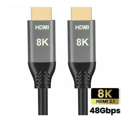 HDMI v2.1 Cable 8K Ultra High Speed Cord 48Gbps Resolution 120Hz UHD With HDR AU