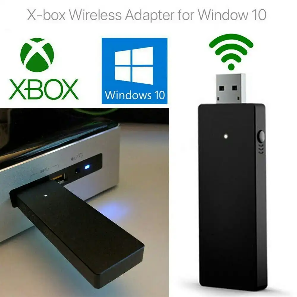Receiver for Xbox One Controller Adapter Stick Microsoft For Windows PC USB