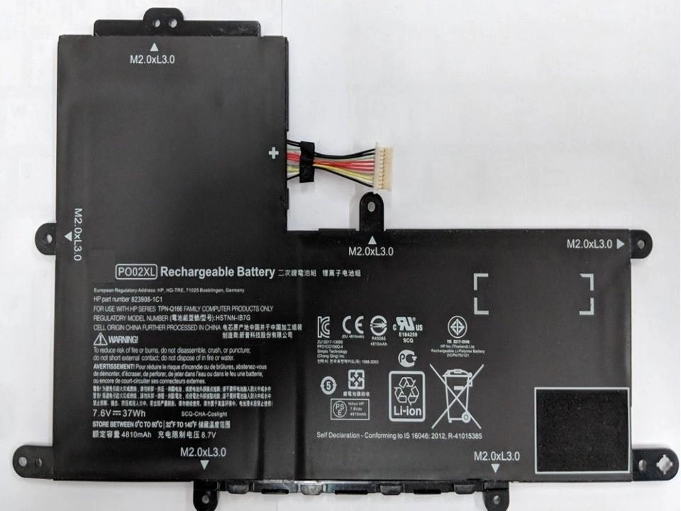 Replacement Battery for HP Stream 11-R 11-R014WM Series 823908-1C1 824560-005 PO02XL