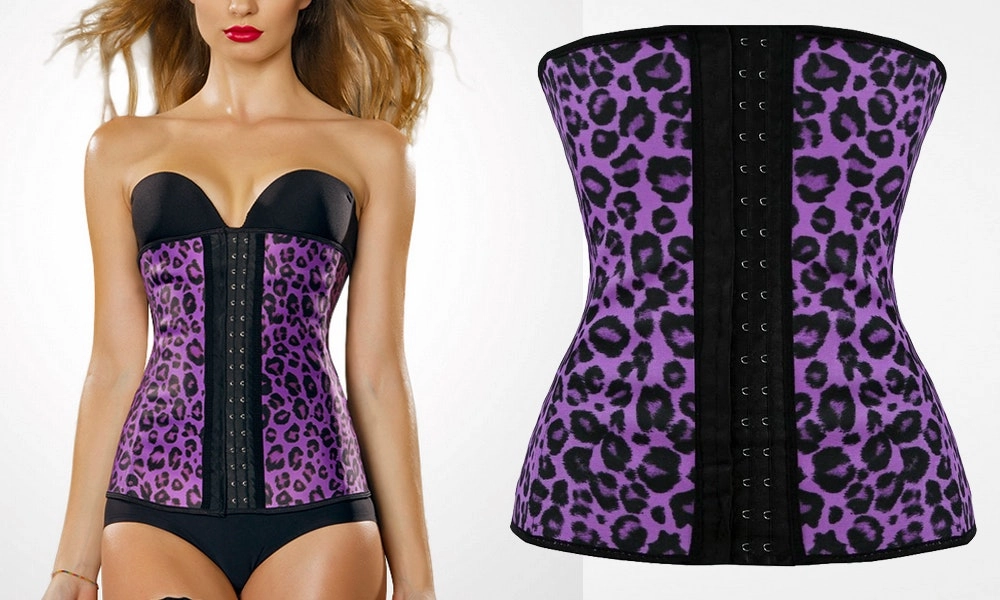 Women's Core Waist Trainer - Purple Leopard