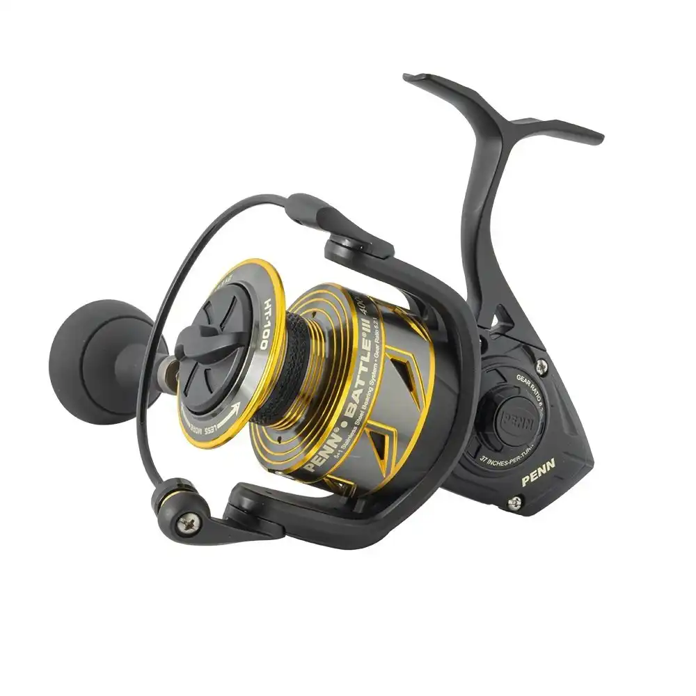 Penn Battle III Spinning Fishing Reel - Spin Reel with 5 Sealed Ball Bearings