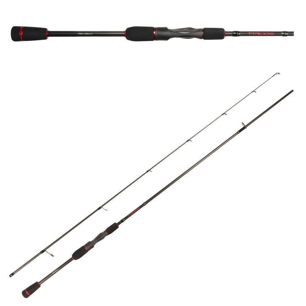 7ft TT Rods Red Belly 2-4kg Fishing Rod - 2 Pce Split Butt Spin Rod