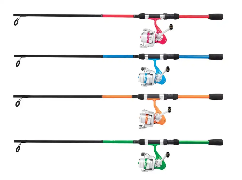 6ft Okuma 2 Piece Vibe Fishing Rod and Reel Combo Spooled with Line