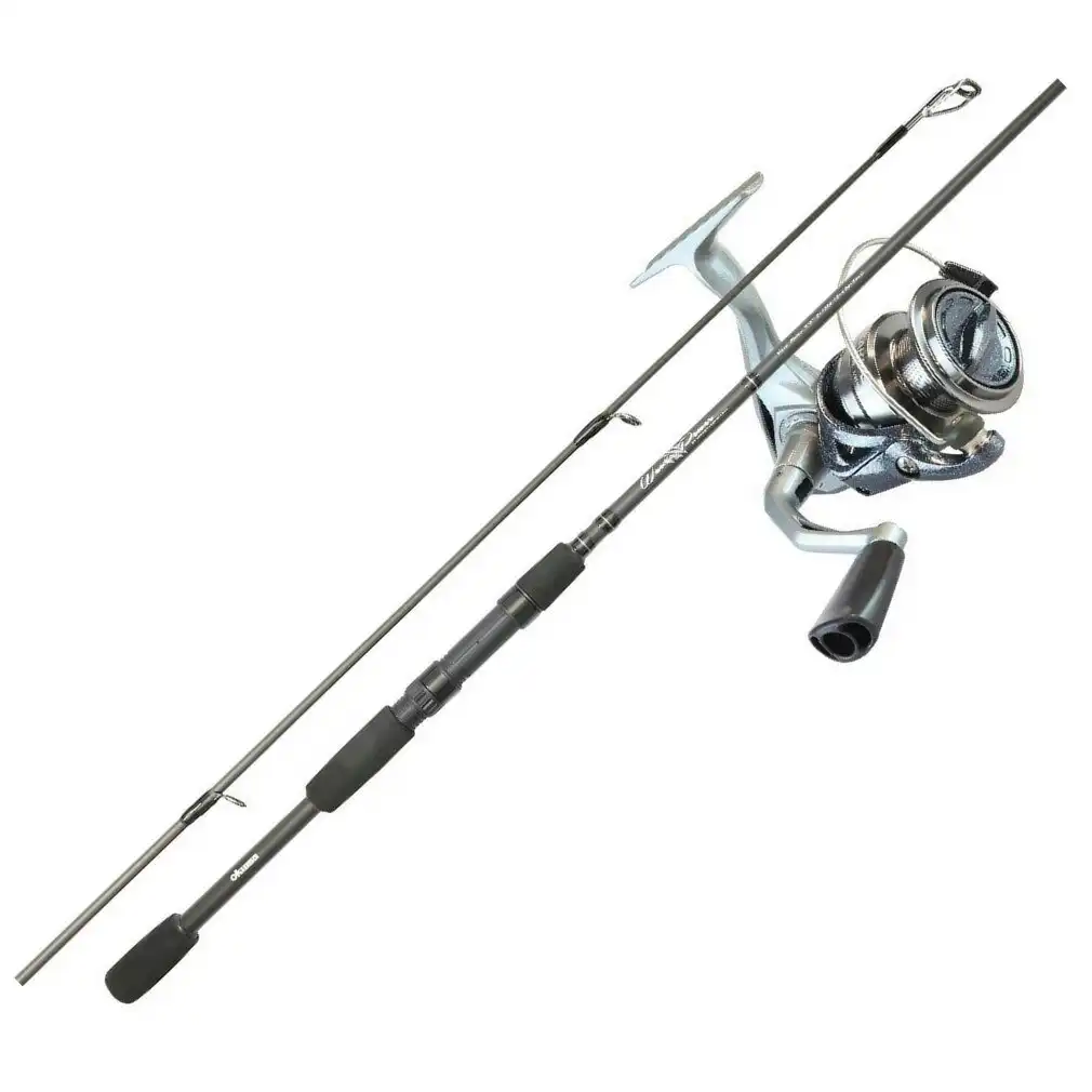 6'6 Silstar Sirius 7-12kg Fishing Rod and Reel Combo with Solid Glass Tip  -2 Pce