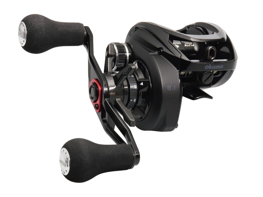 Okuma Hakai High Speed Low Profile Baitcaster Reel with 7 Bearings - Left Handed