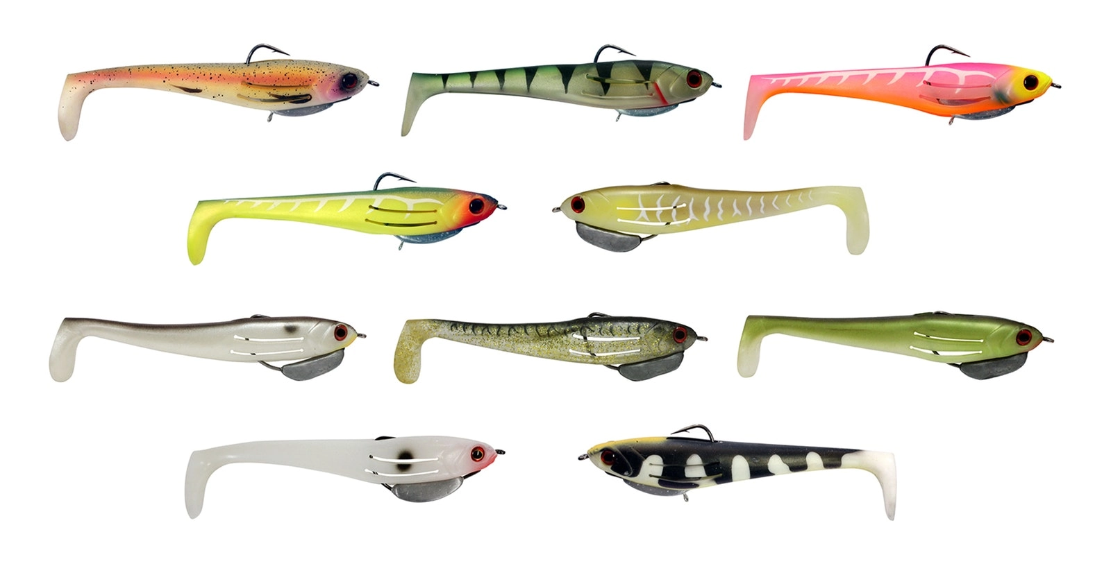 4.5 Inch Zerek Flat Shad Pro Snagless Soft Plastic Fishing Lure