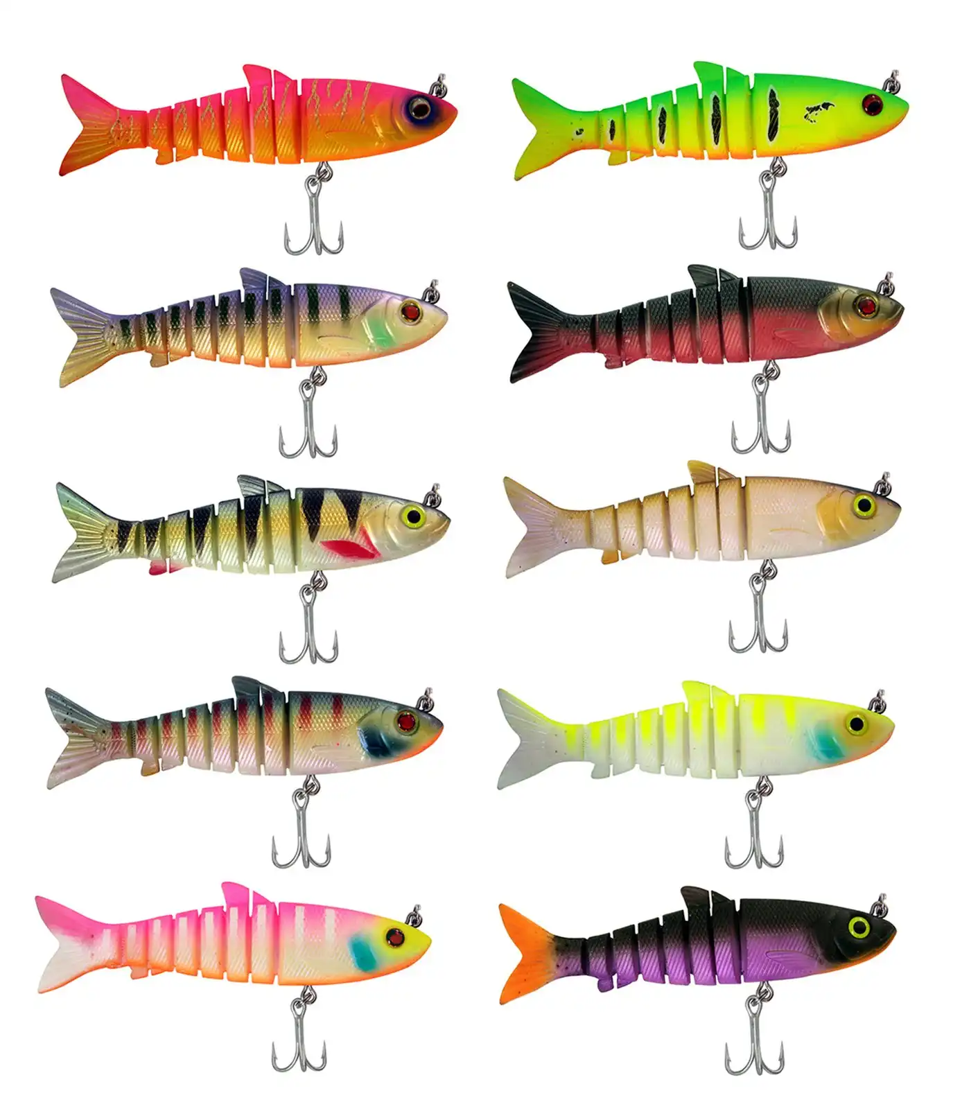 Zerek Live Mullet 3.5" 18g Soft Body Jointed Swimbait Fishing Lure