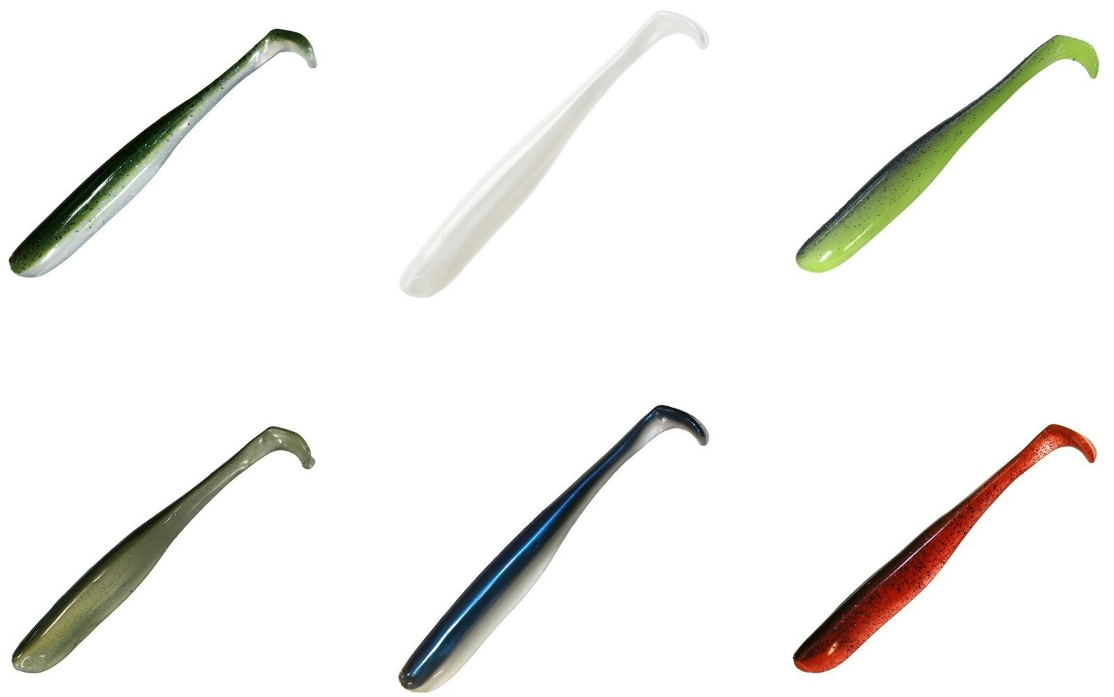 Zman 8 Inch Mag SwimZ Soft Plastic Lures - 3 Pack of Z Man Soft Plastic Lures